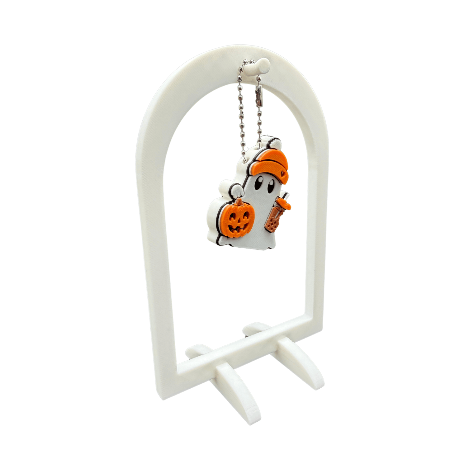 Ghost Can Tab Opener with Pumpkin and Drink