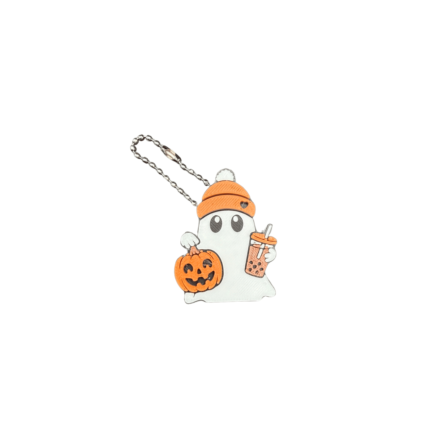 Ghost Can Tab Opener with Pumpkin and Drink