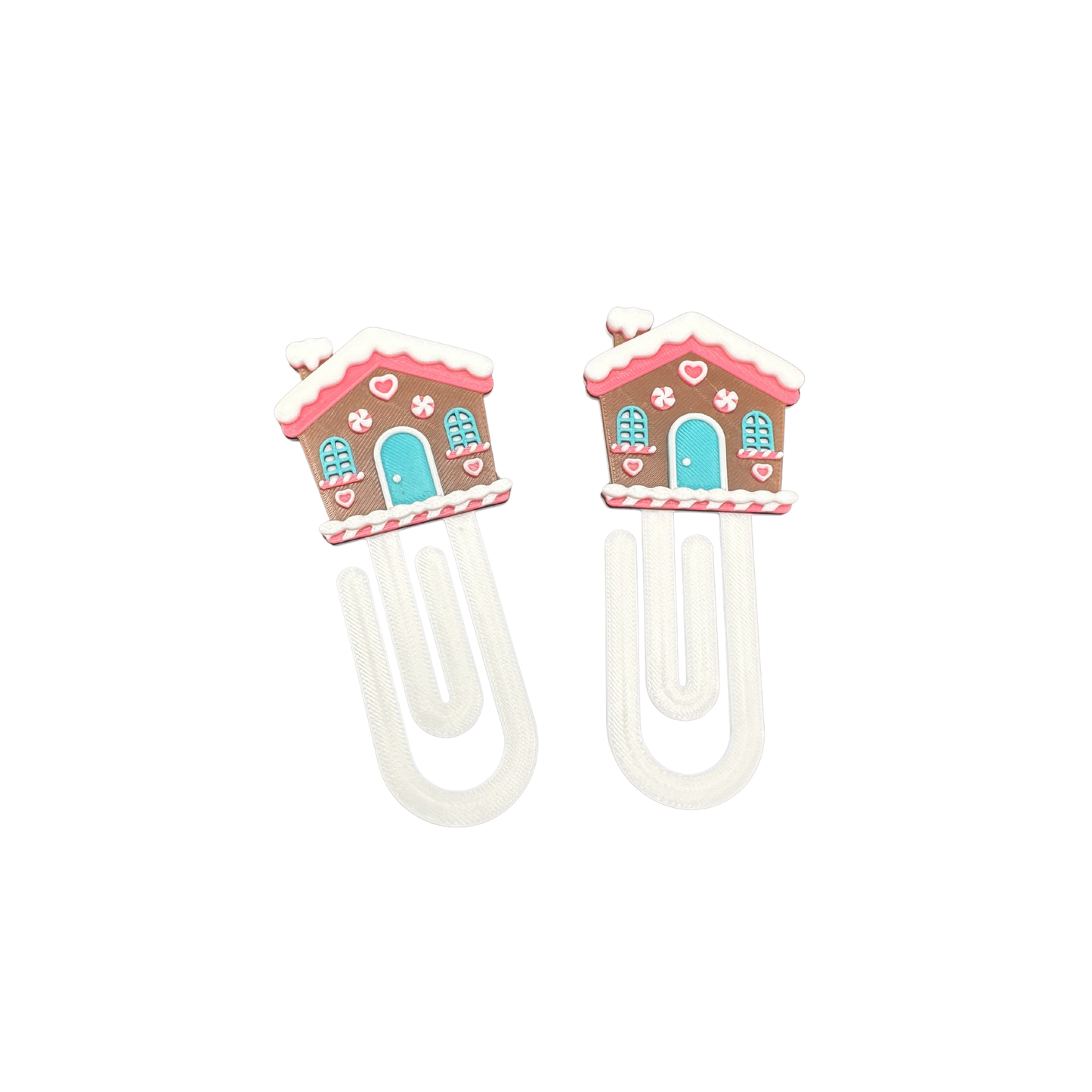 Gingerbread House Paper Clips (2)