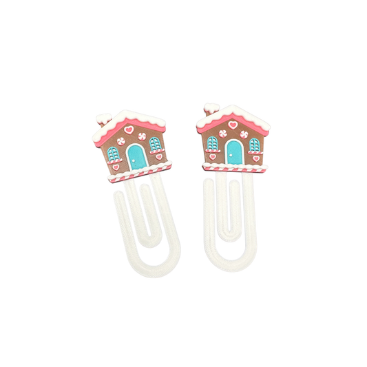 Gingerbread House Paper Clips (2)