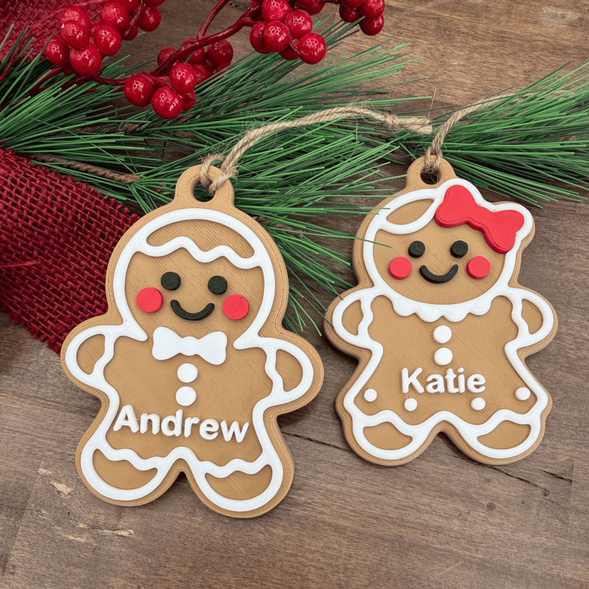Personalized Gingerbread Ornament | Custom Name