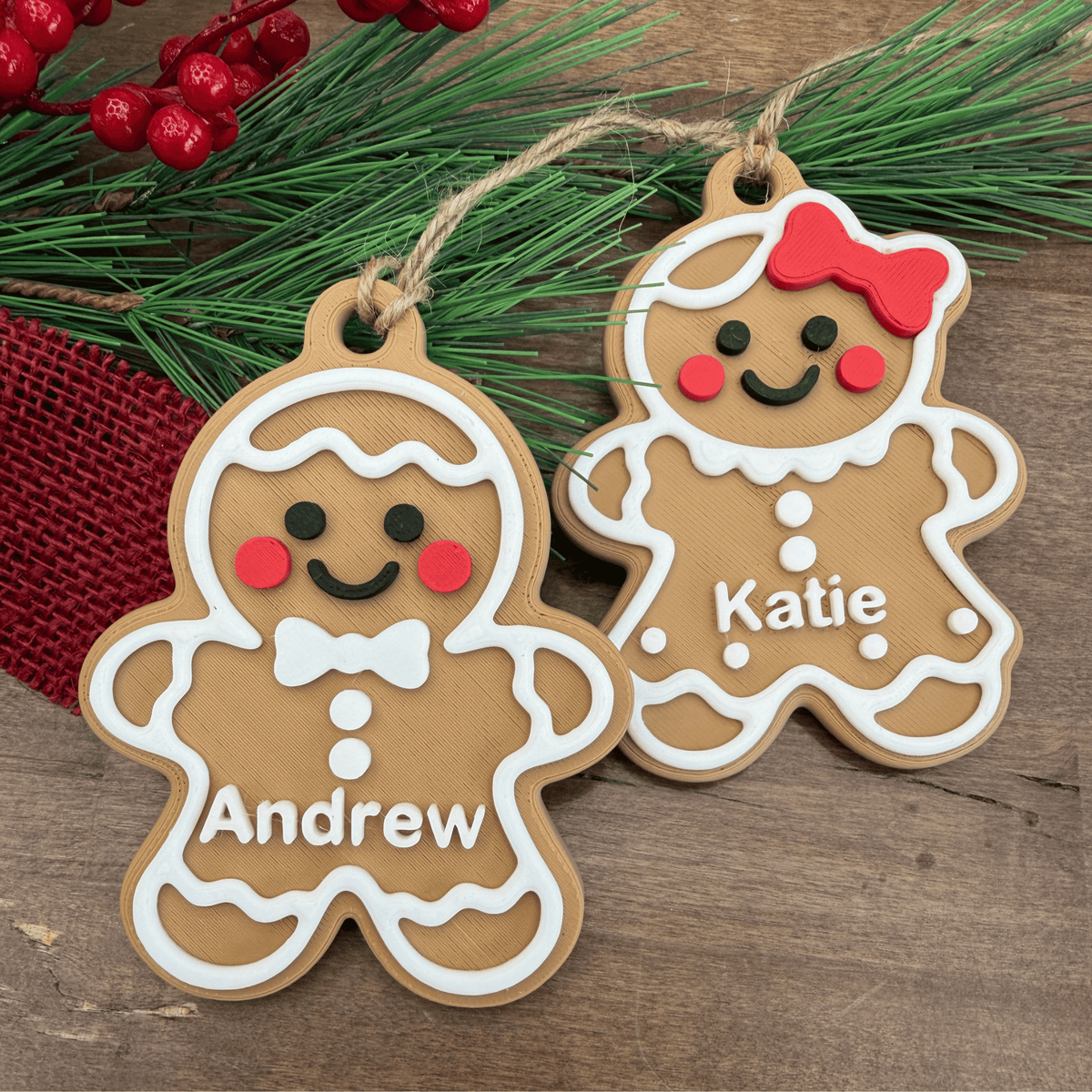 Personalized Gingerbread Ornament | Custom Name