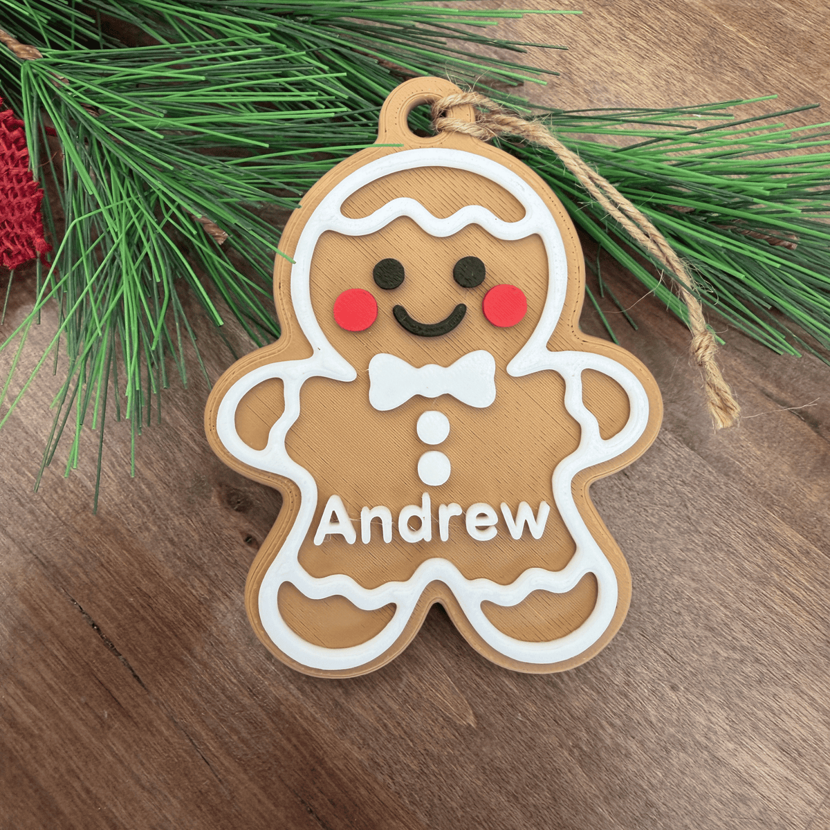 Personalized Gingerbread Ornament | Custom Name