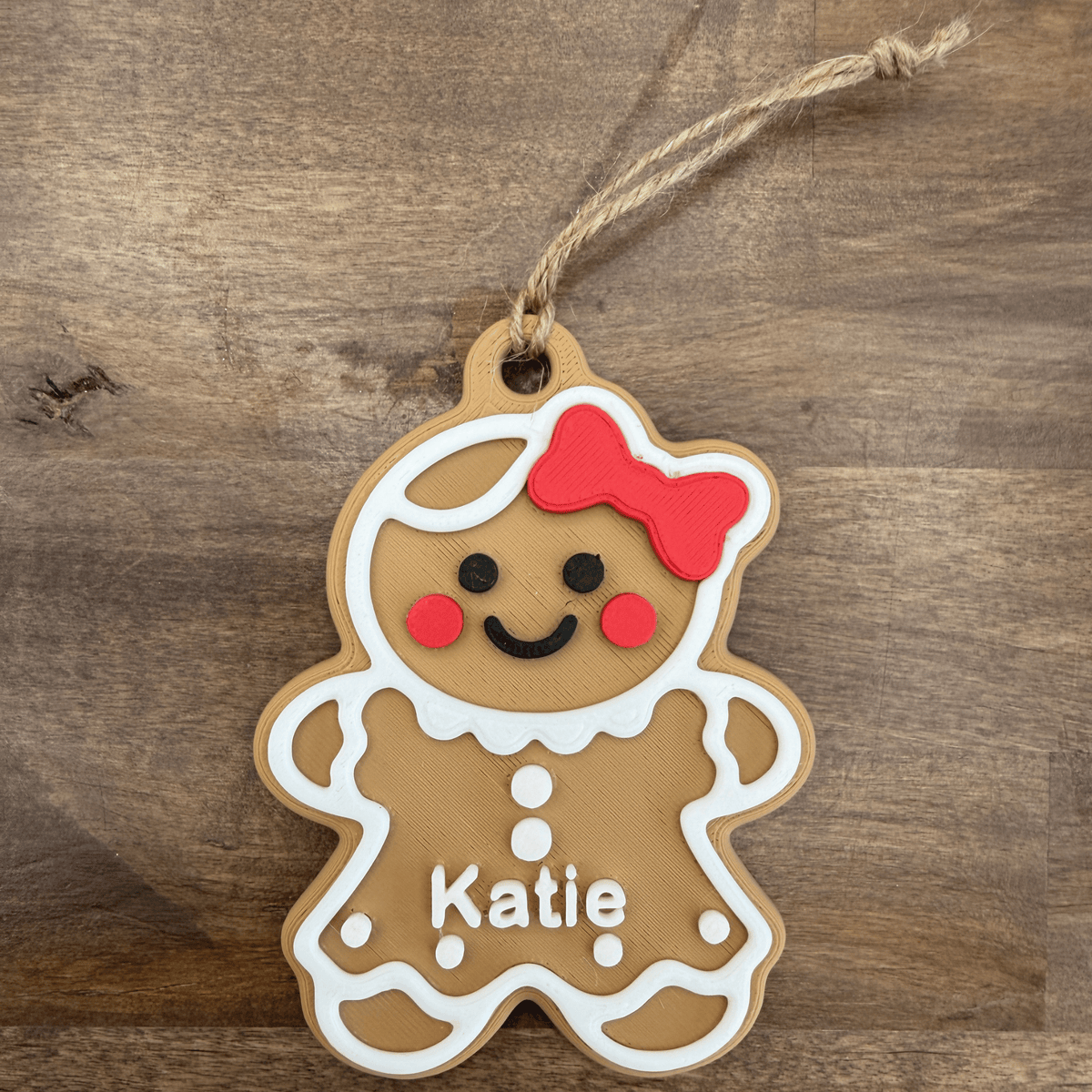 Personalized Gingerbread Ornament | Custom Name