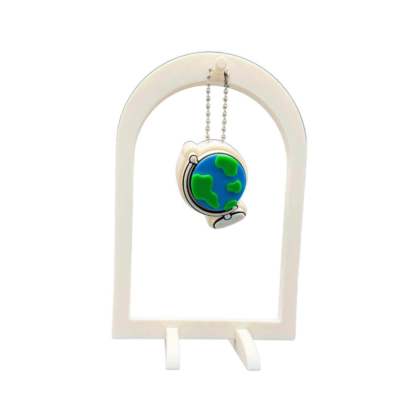 Globe Fidget Clicker Keychain