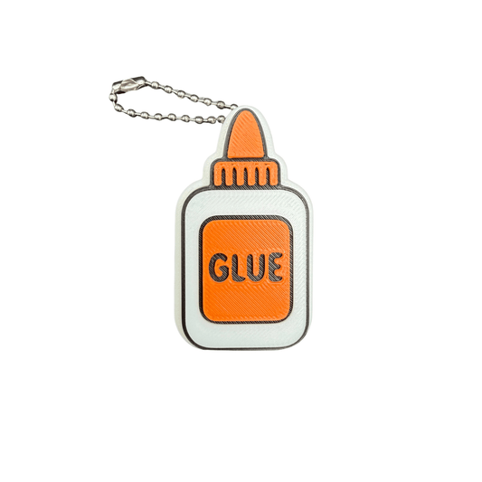 Glue Fidget Clicker Keychain