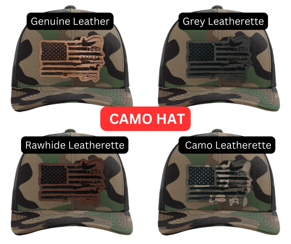 American Flag Hunting and Fishing Hat