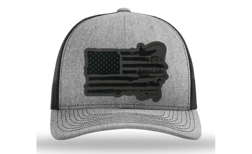 American Flag Hunting and Fishing Hat