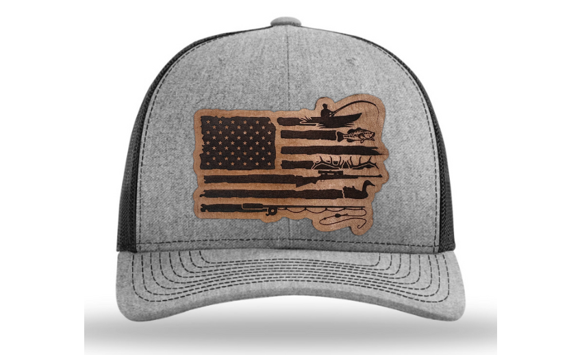 American Flag Hunting and Fishing Hat