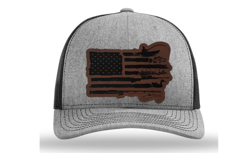 American Flag Hunting and Fishing Hat