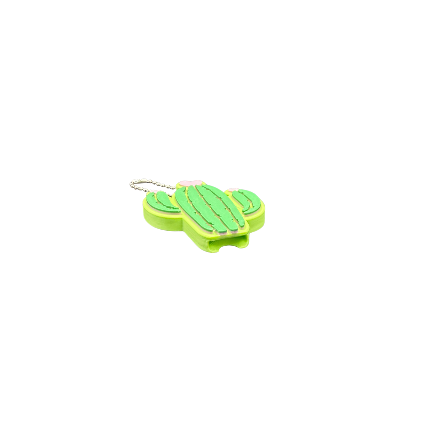 Heart Cactus Soda Can Opener Keychain