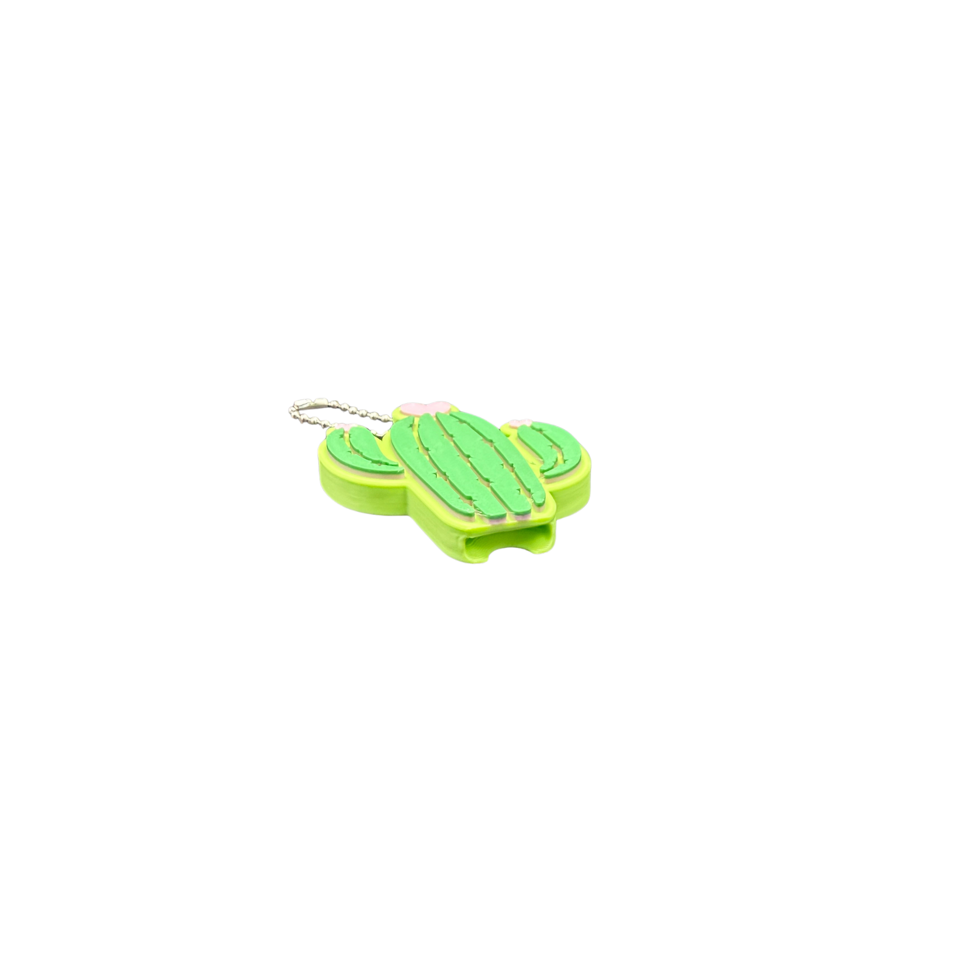 Heart Cactus Soda Can Opener Keychain