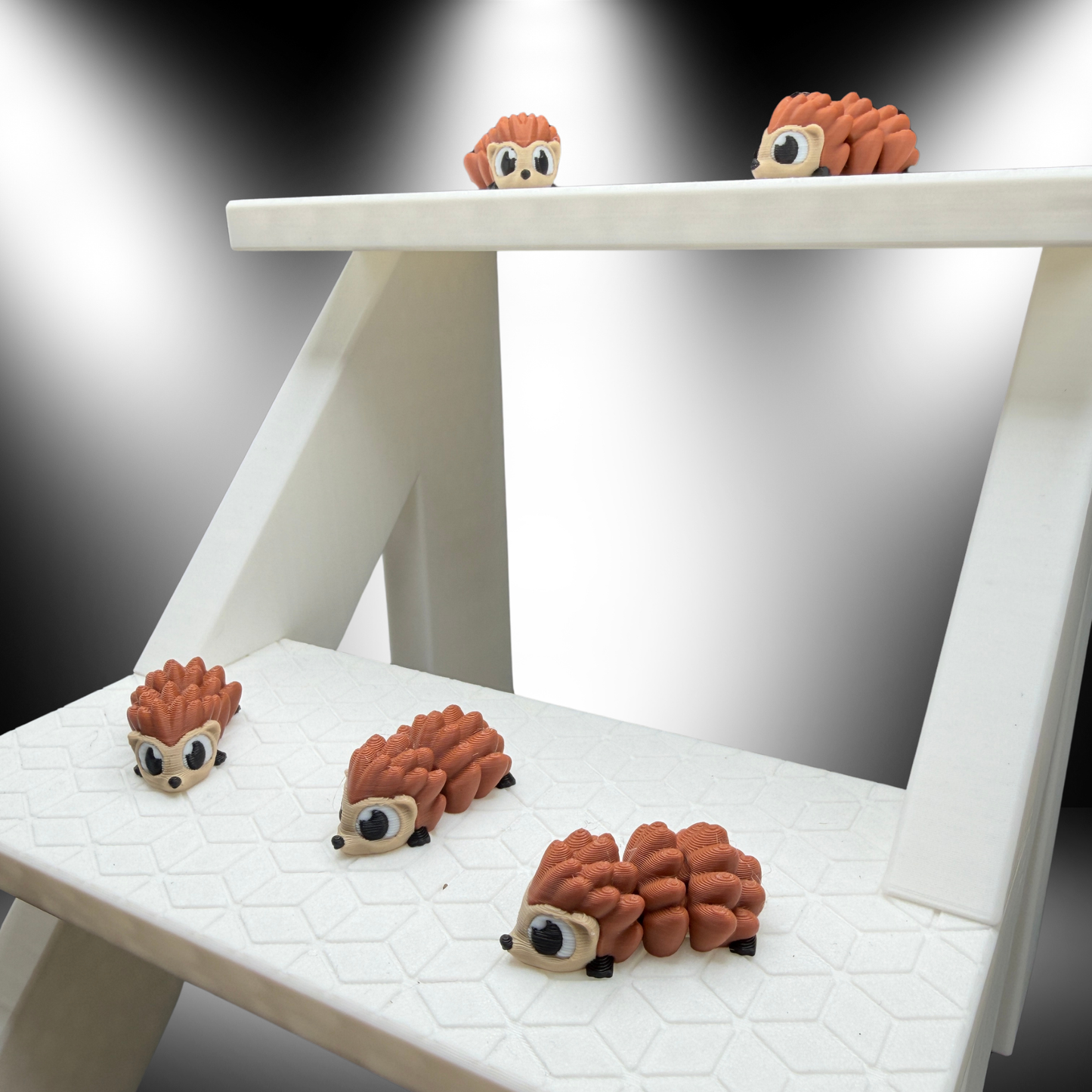 Hedgehog 3D Printed Articulated Mini Fidget Toy