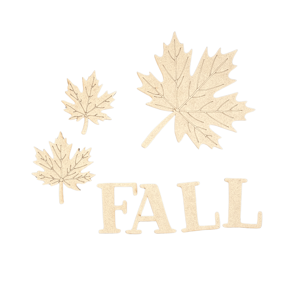 Hello Fall Leaves Round Sign Door Hanger