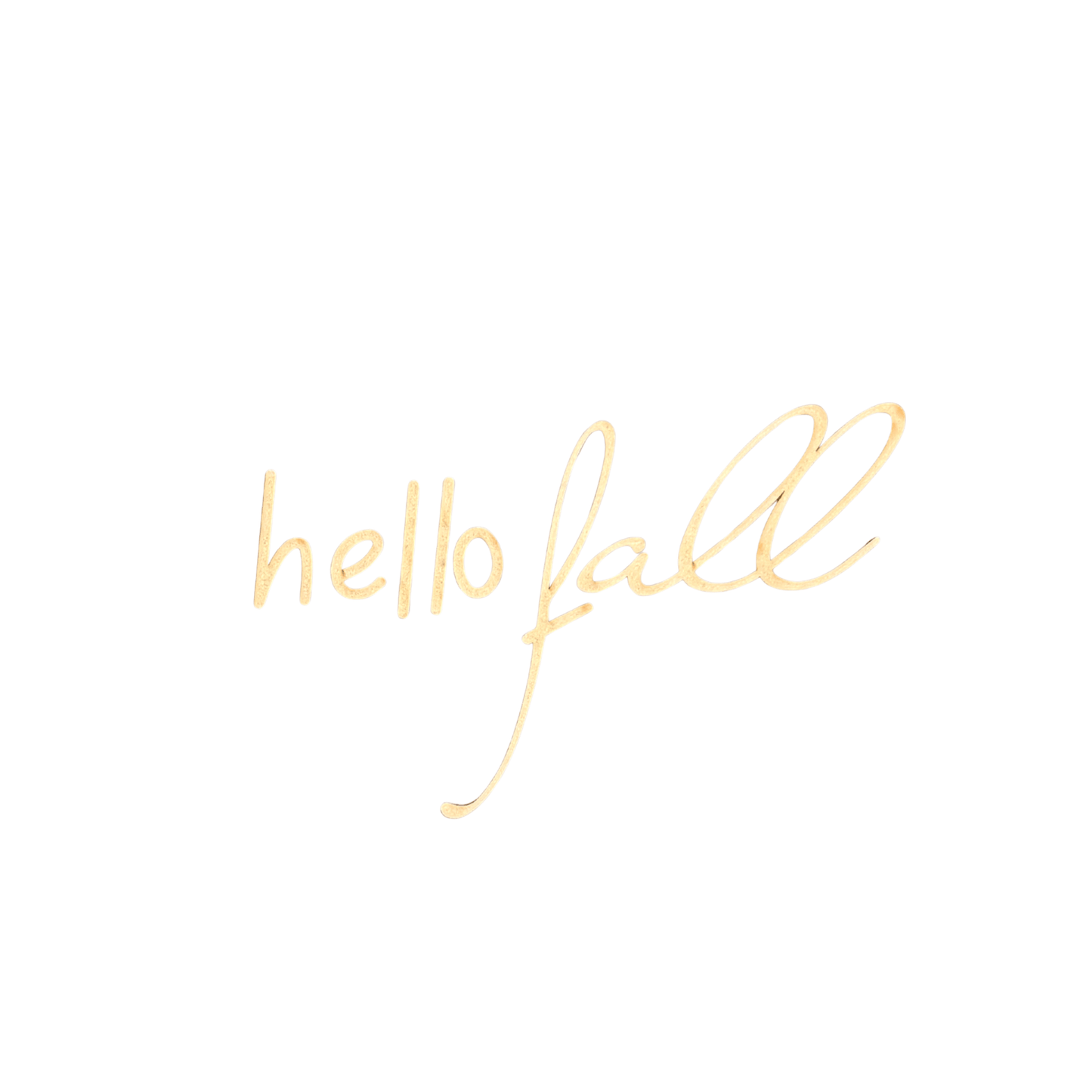 Hello Fall Pumpkins Round Sign