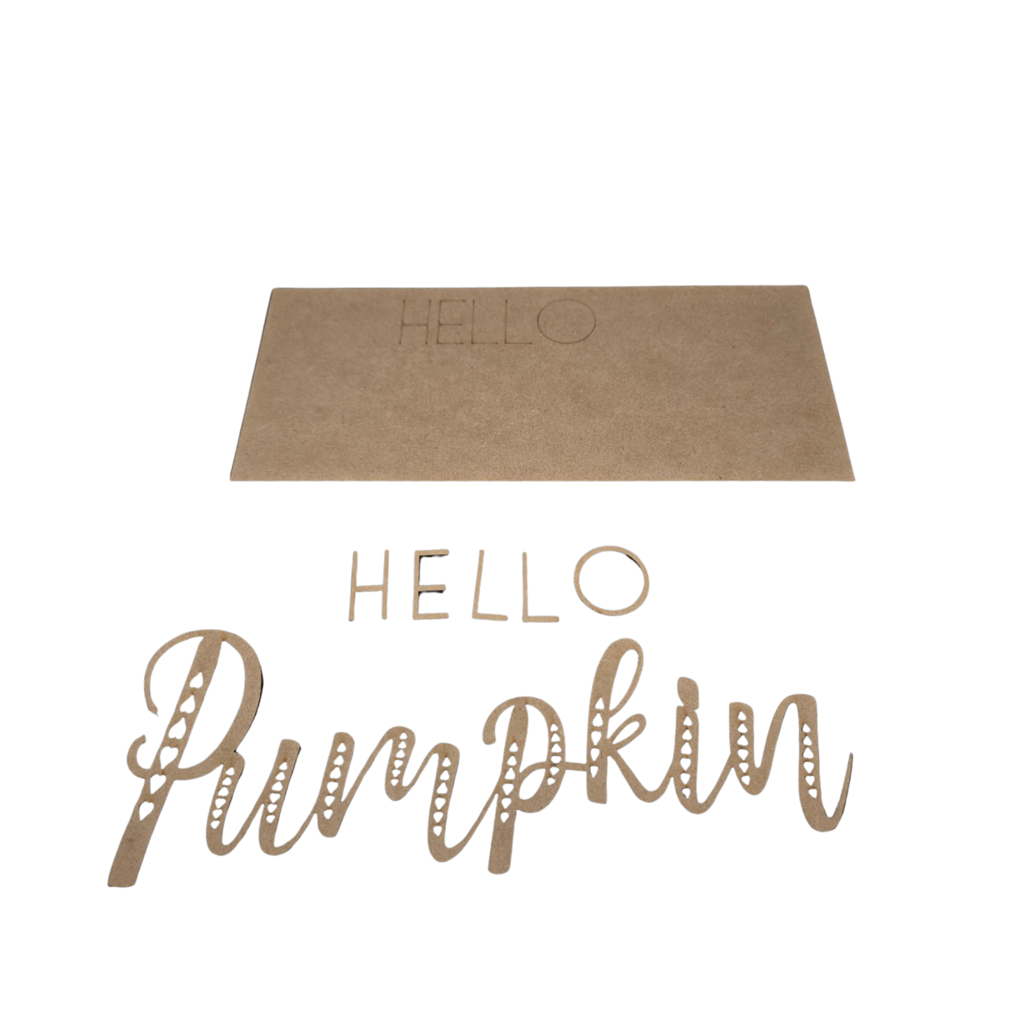 Hello Pumpkin 4x9.25 Interchangeable DIY Craft Kit