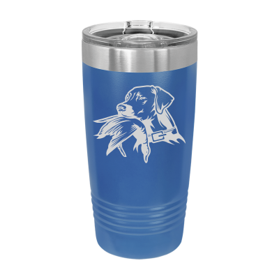 Hunting Dog with Duck 20oz Tumbler