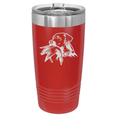 Hunting Dog with Duck 20oz Tumbler