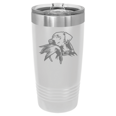 Hunting Dog with Duck 20oz Tumbler