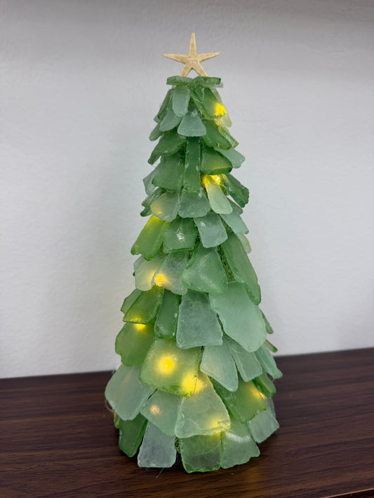 Lighted Sea Glass Christmas Tree Workshop | Pick Your Date