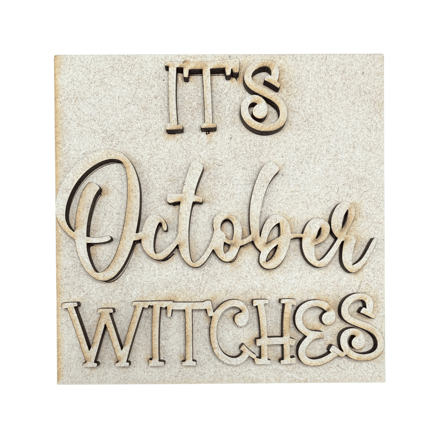 It's October Witches 4.25 Interchangeable Sign