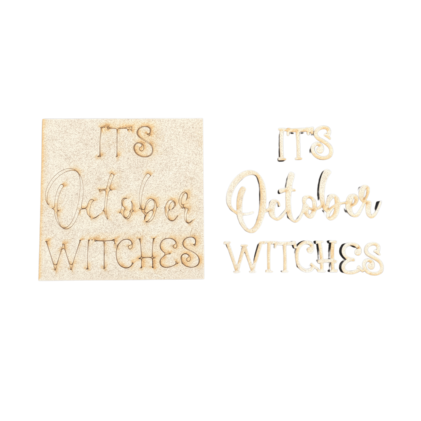It's October Witches 4.25 Interchangeable Sign