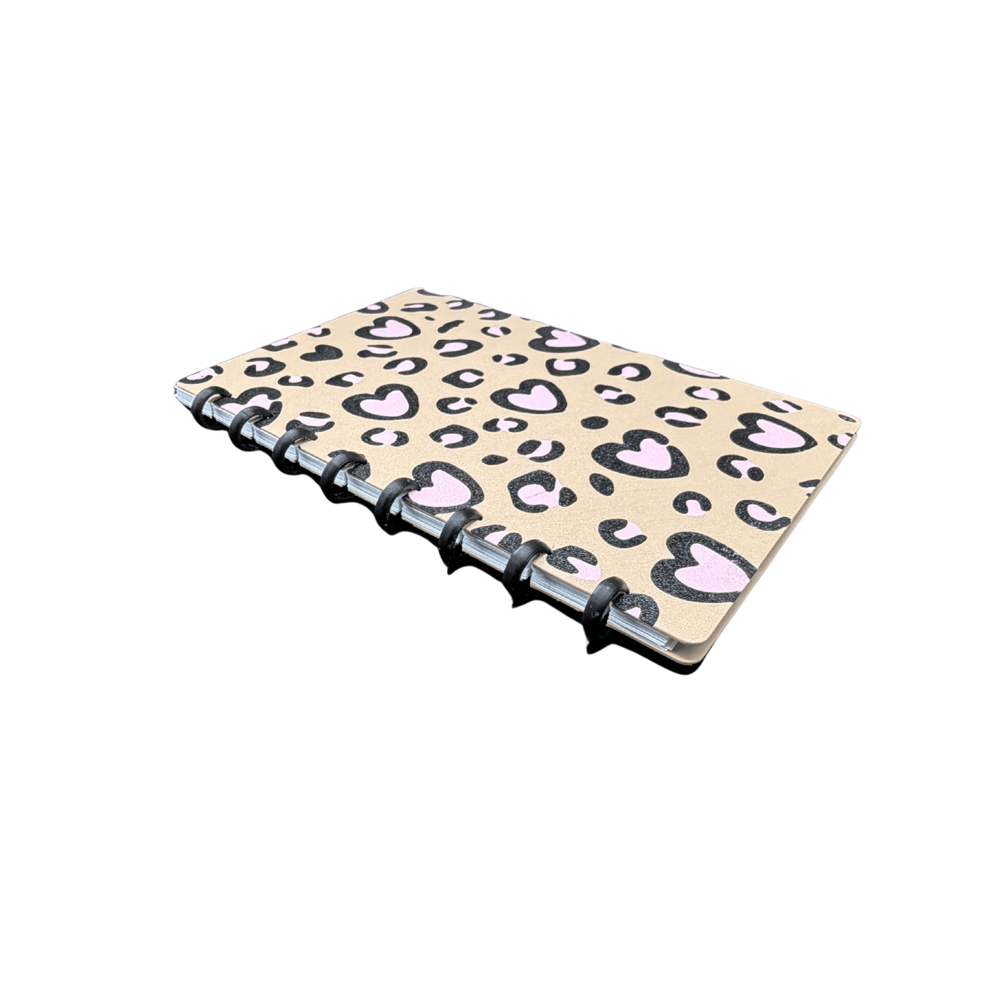 Leopard Pink Heart Notebook
