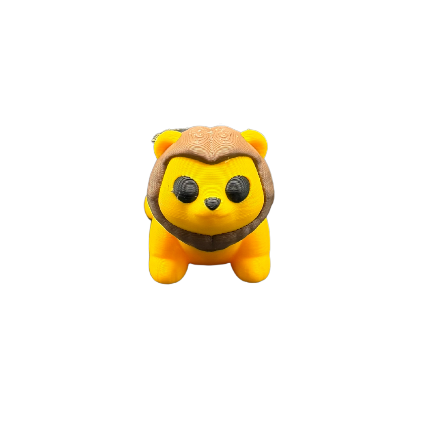 Portable lion fidget keychain backpack charm toy