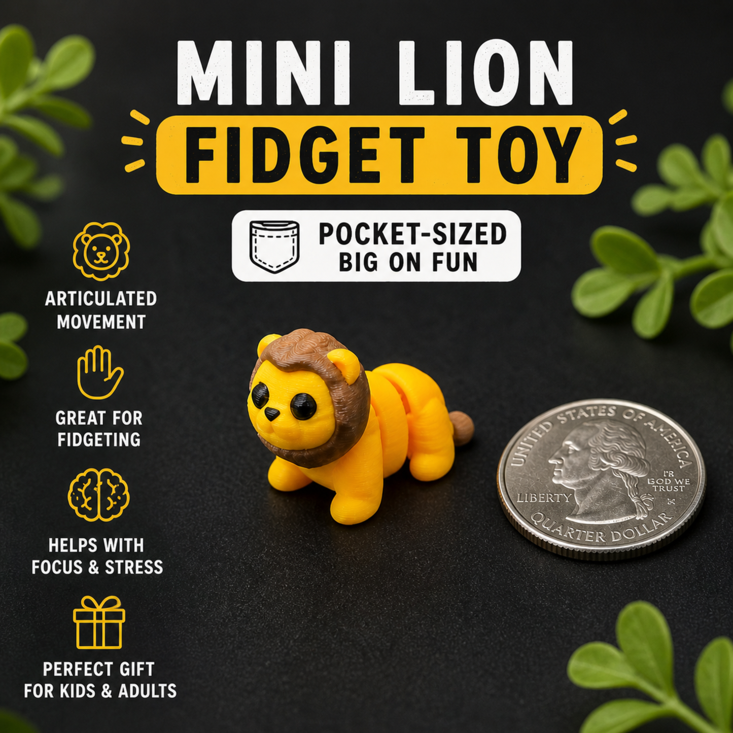 Lion Fidget Toy