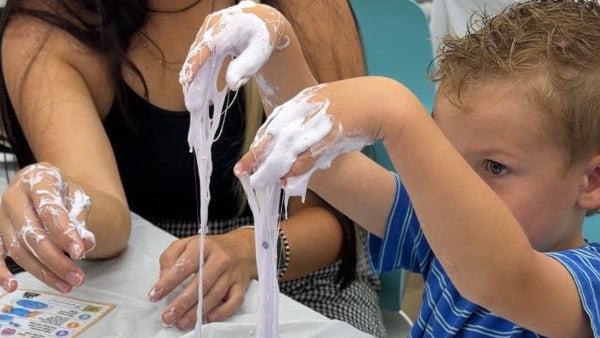 Making Slime at the Rexburg Slime Bar
