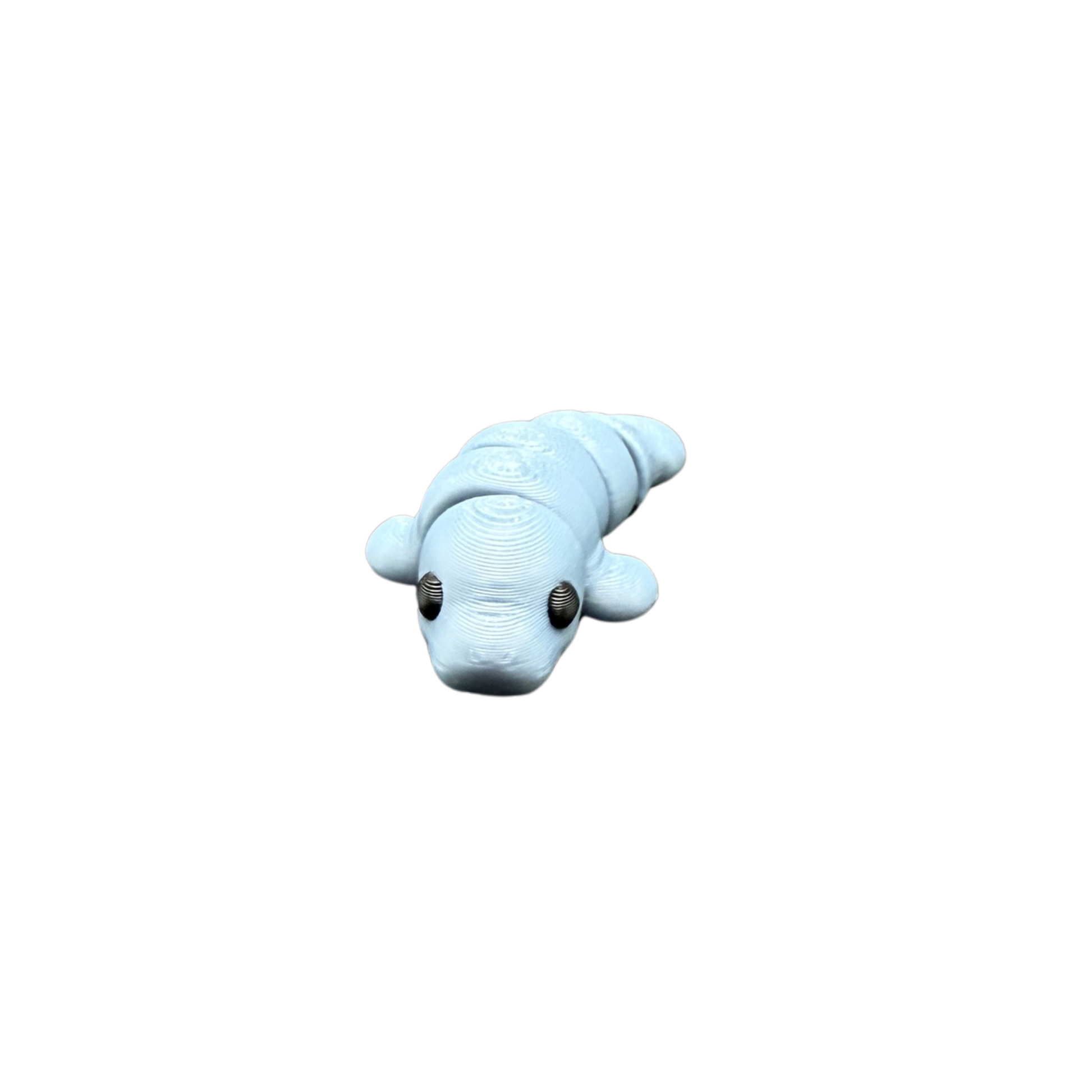 mini articulated manatee toy flexible stress relief toy