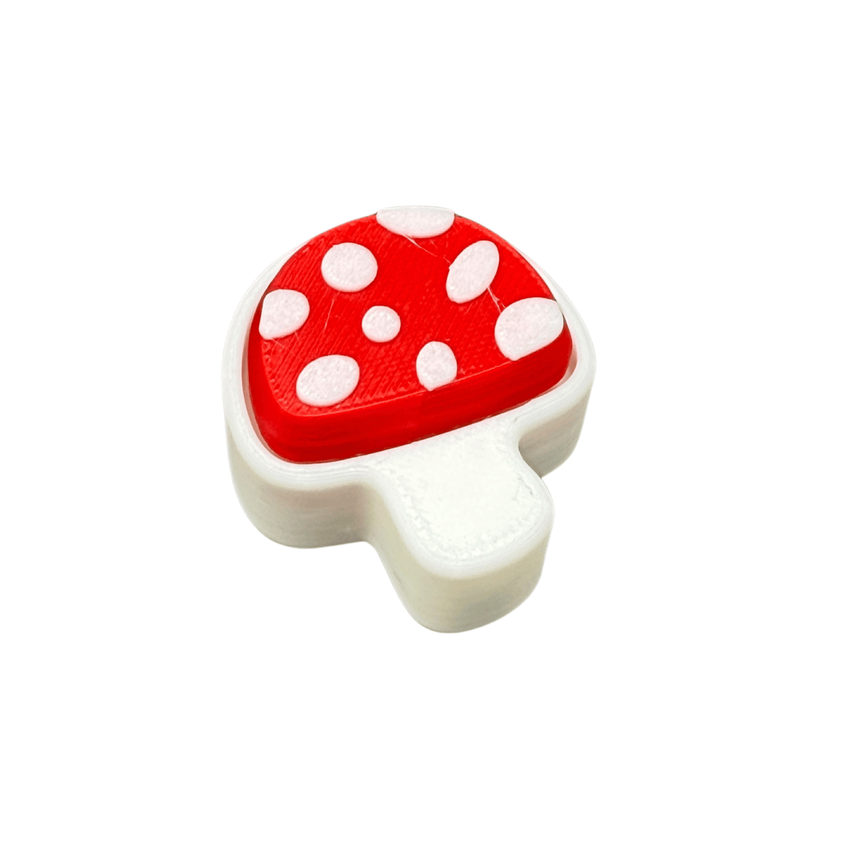 Mushroom Fidget Clicker Keychain