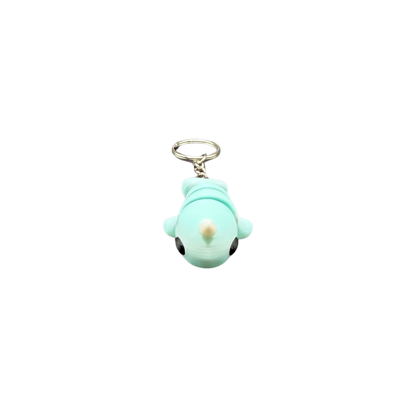  cute narwhal fidget keychain small articulated stress toy