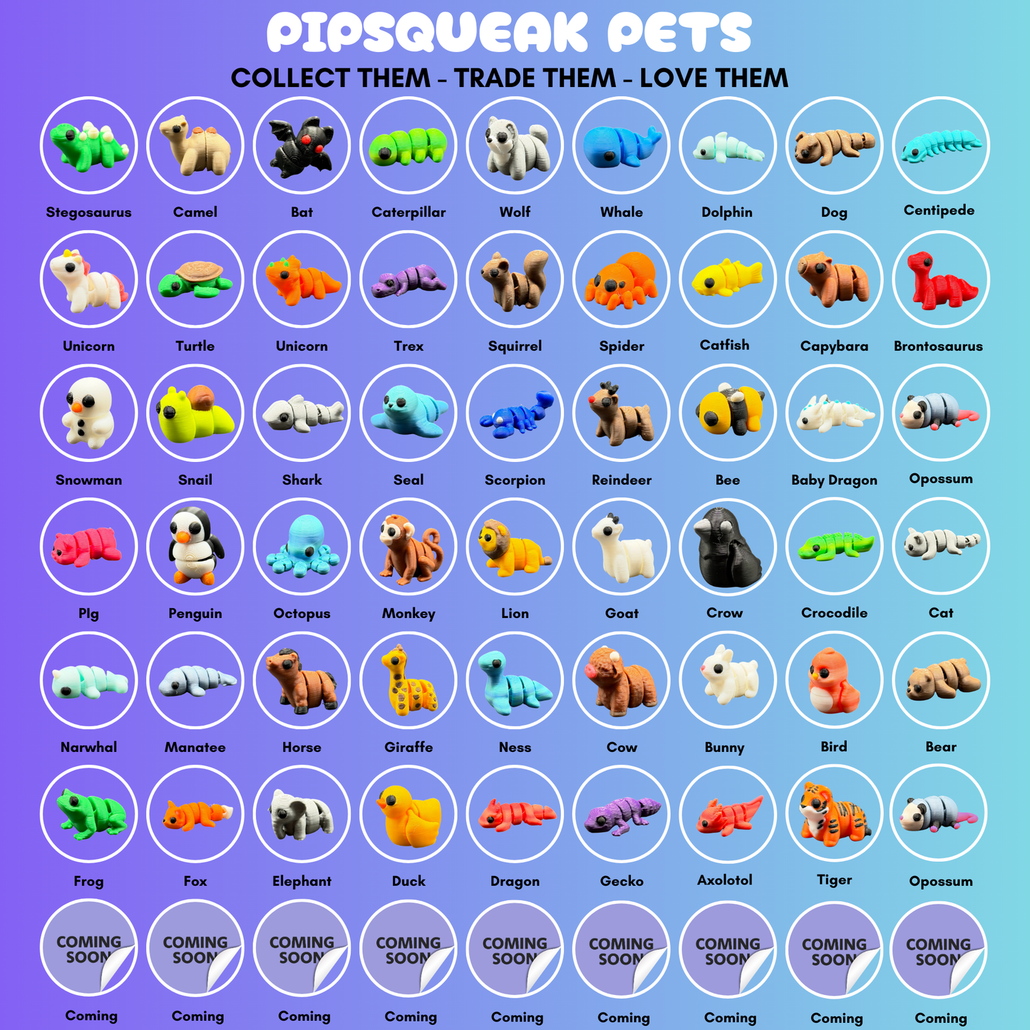 Pipsqueak Pets Bucket (10, 20, 30 or 40)