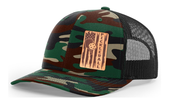 Pickleball American Flag Hat