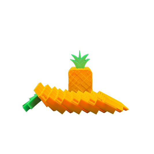 Pineapple Pixel Fidget Toy – 3D Printed Sensory Desk Toy for Stress Relief & Focus