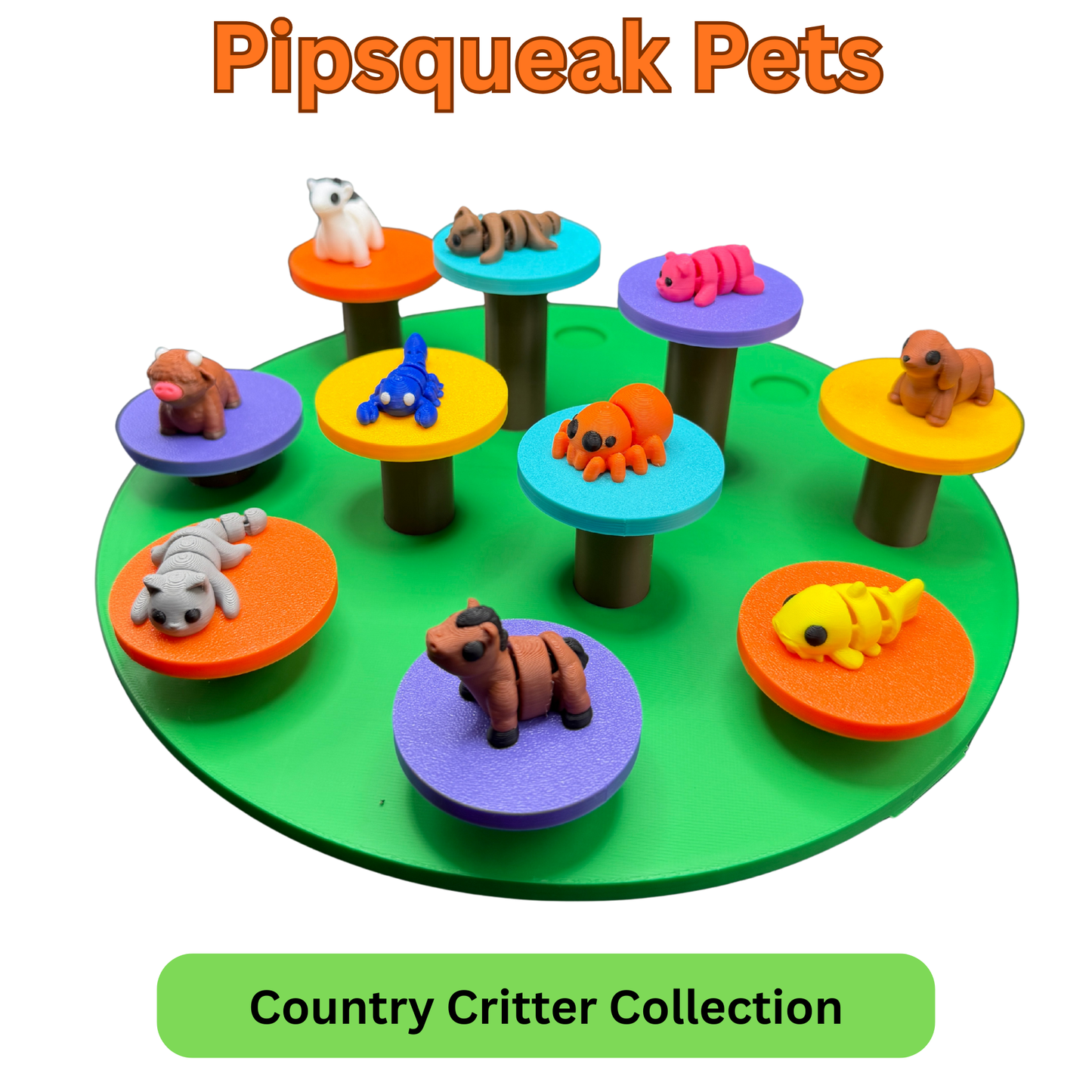 Critter Carrots-Country Critters