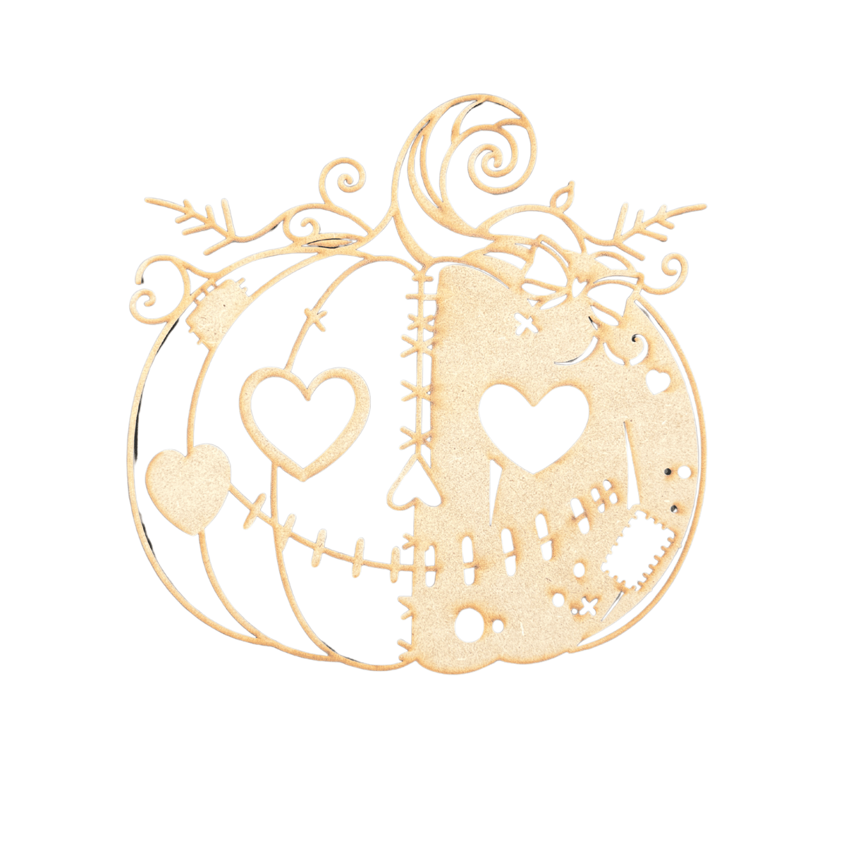 Jack O Lantern Pumpkin with Hearts Paint Project