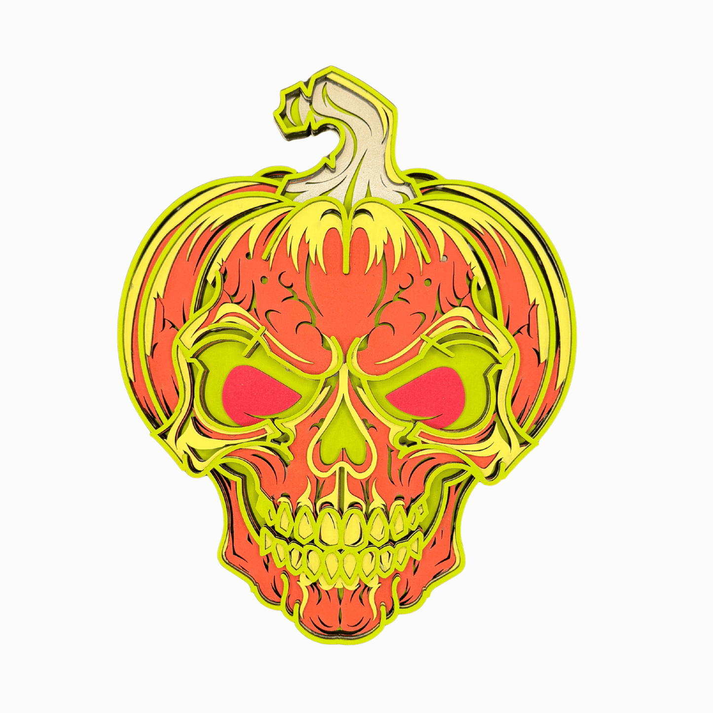 Pumpkin Skeleton Layered Paint Project