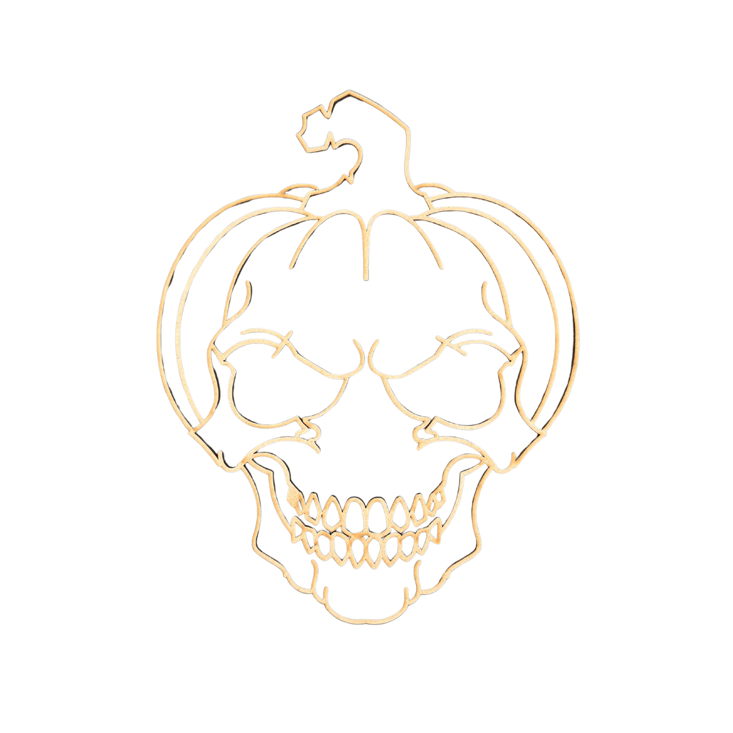 Pumpkin Skeleton Layered Paint Project