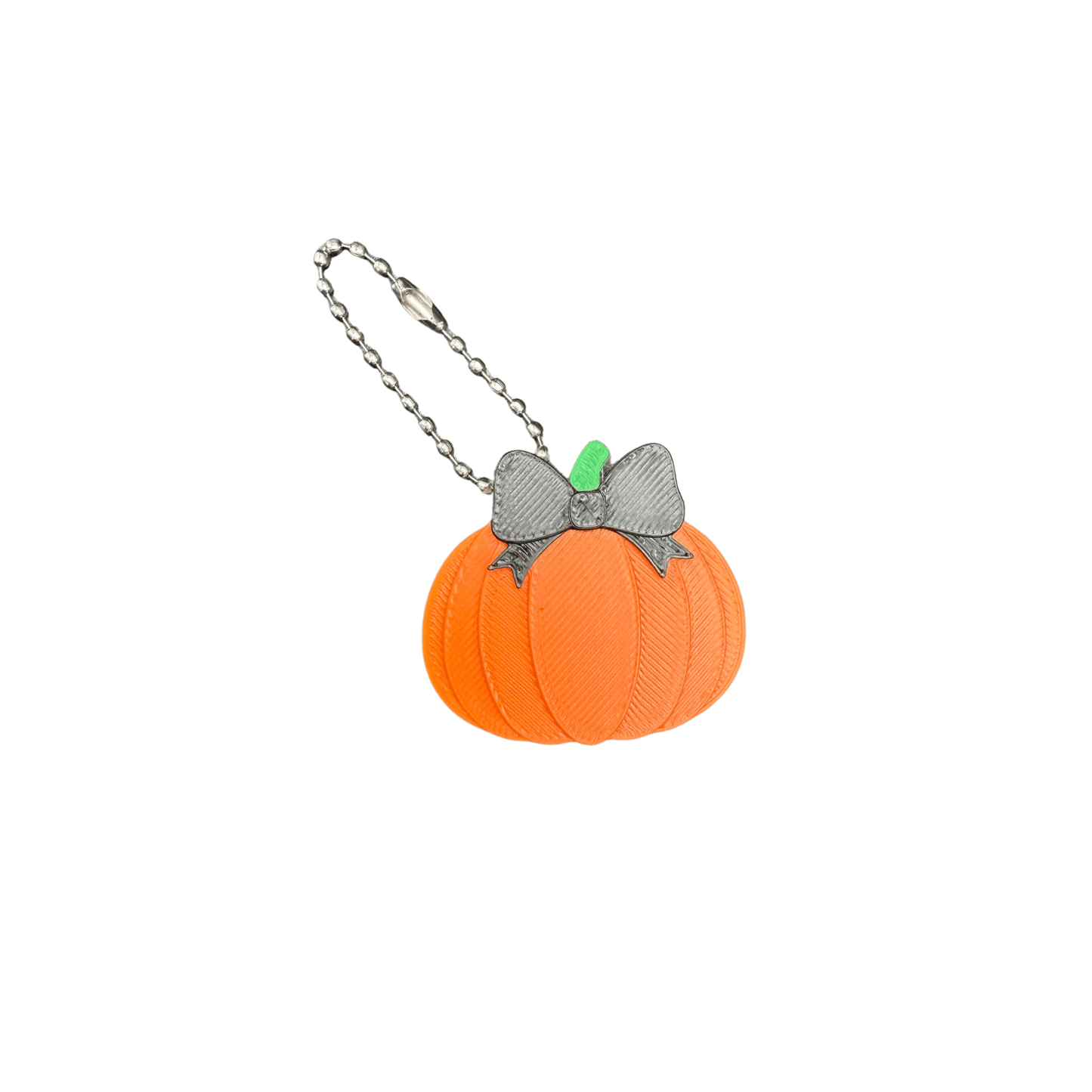 Pumpkin with Bow Can Tab Opener Keychain