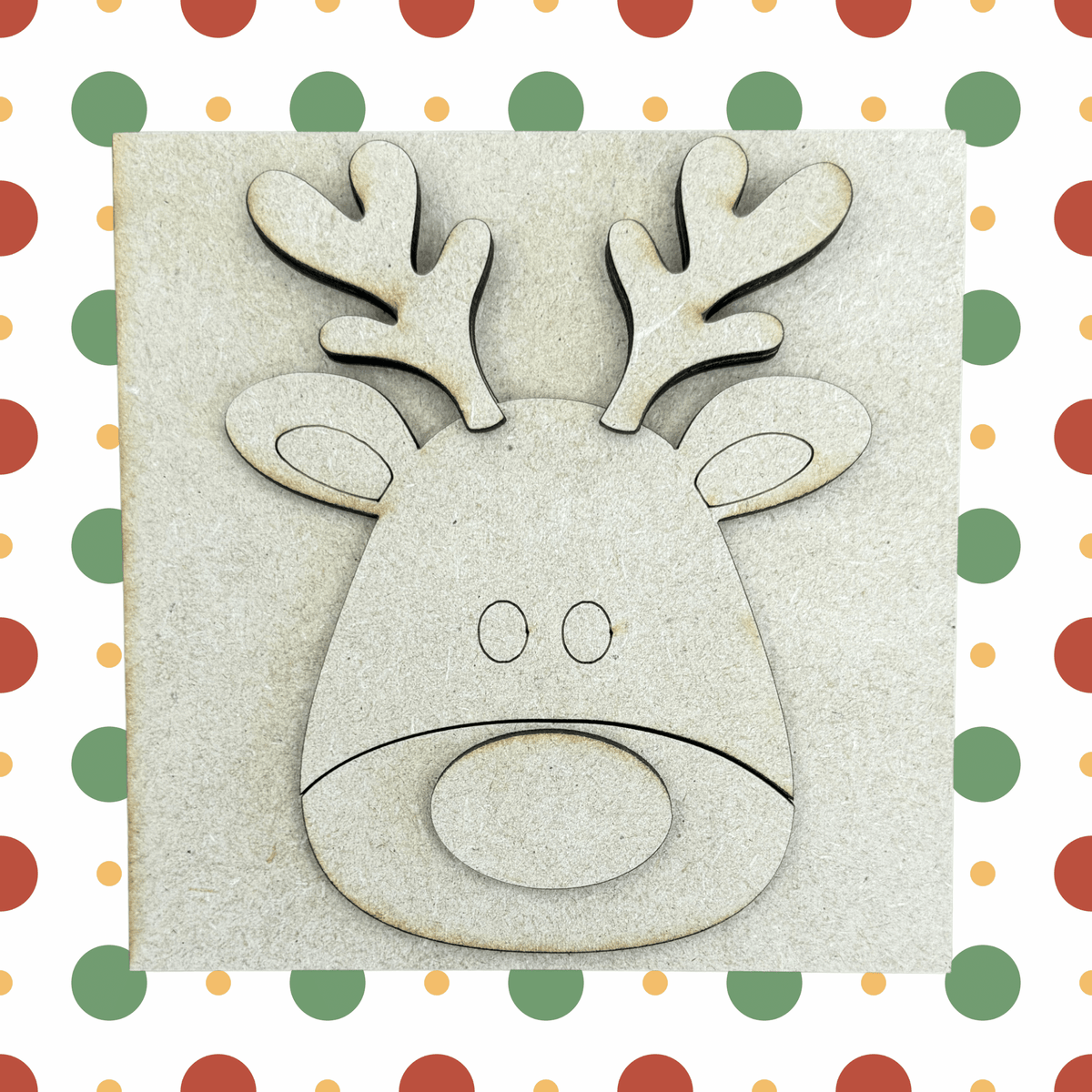 reindeer craft kit paint

