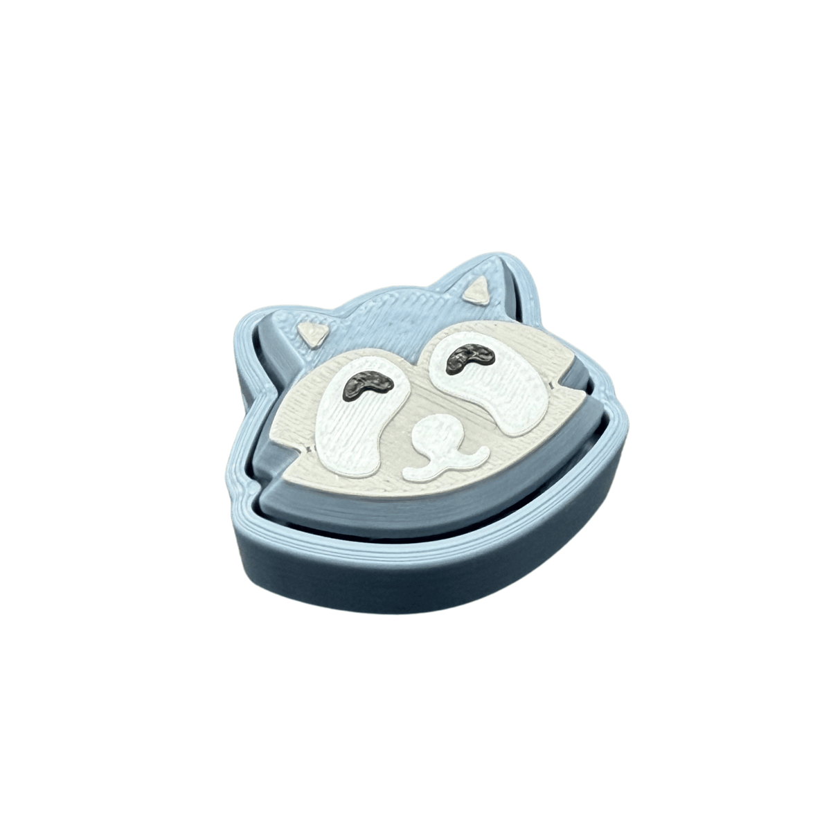 Raccoon Fidget Clicker Keychain