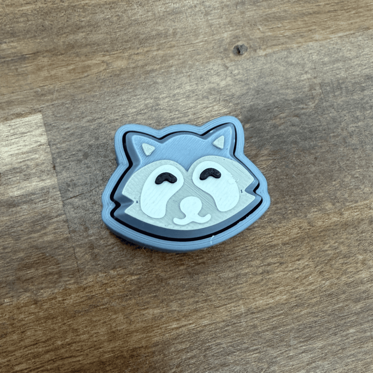 Raccoon Fidget Clicker Keychain