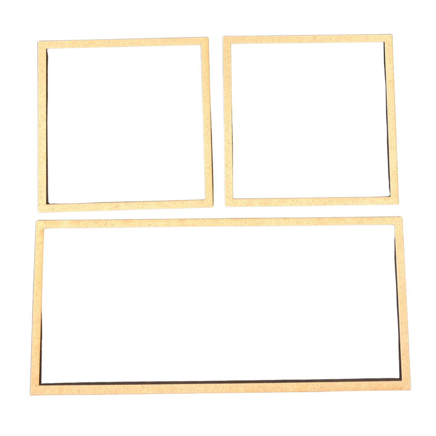Scalloped Interchangeable Square and Rectangle Sign Frame | Square and Rectangle Insert Holder