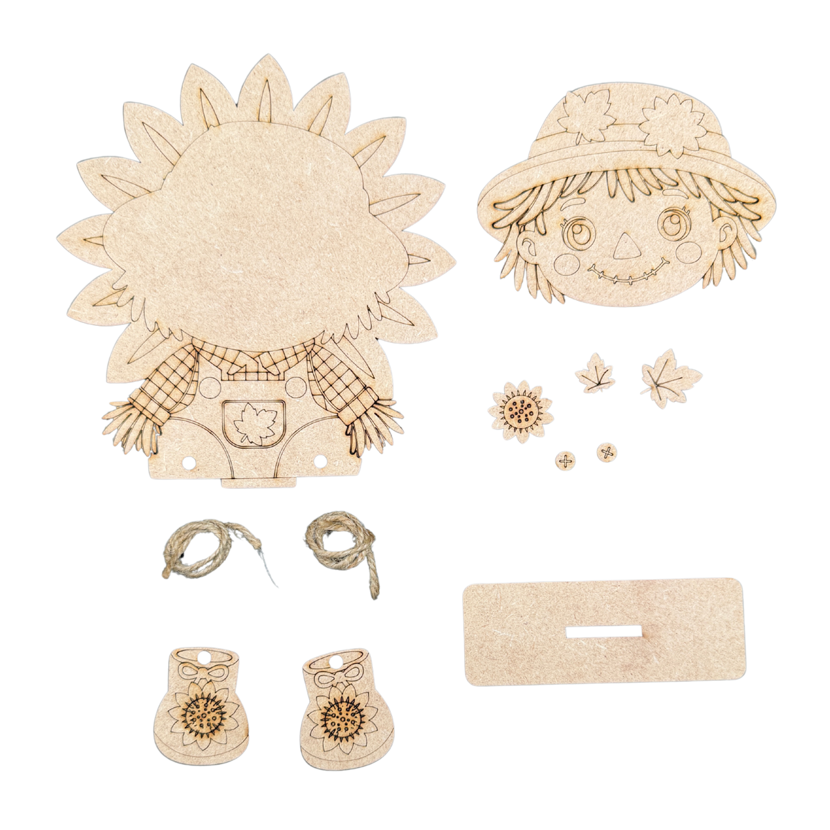 Scarecrow Autumn Dangling Sitter | DIY Craft Paint Kit