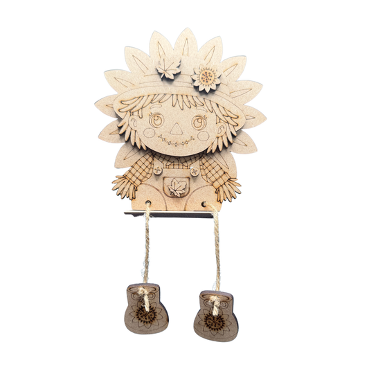 Scarecrow Autumn Dangling Sitter | DIY Craft Paint Kit
