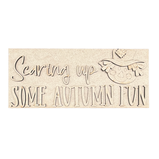 fall craft scarecrow paint kit 
