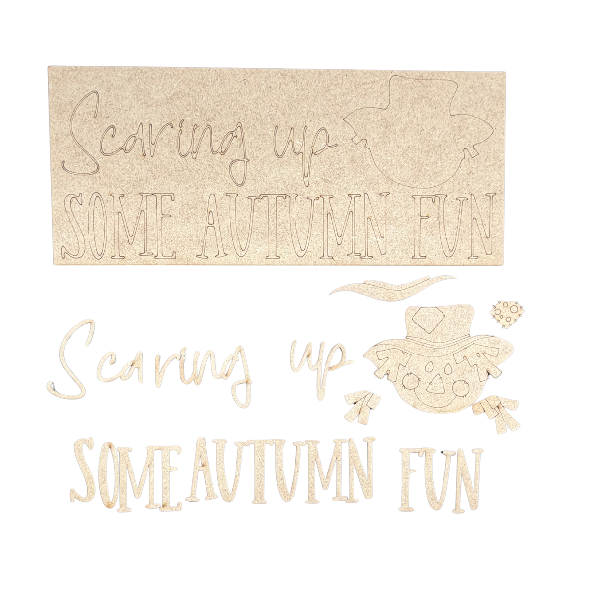scarecrow fall craft paint kit
