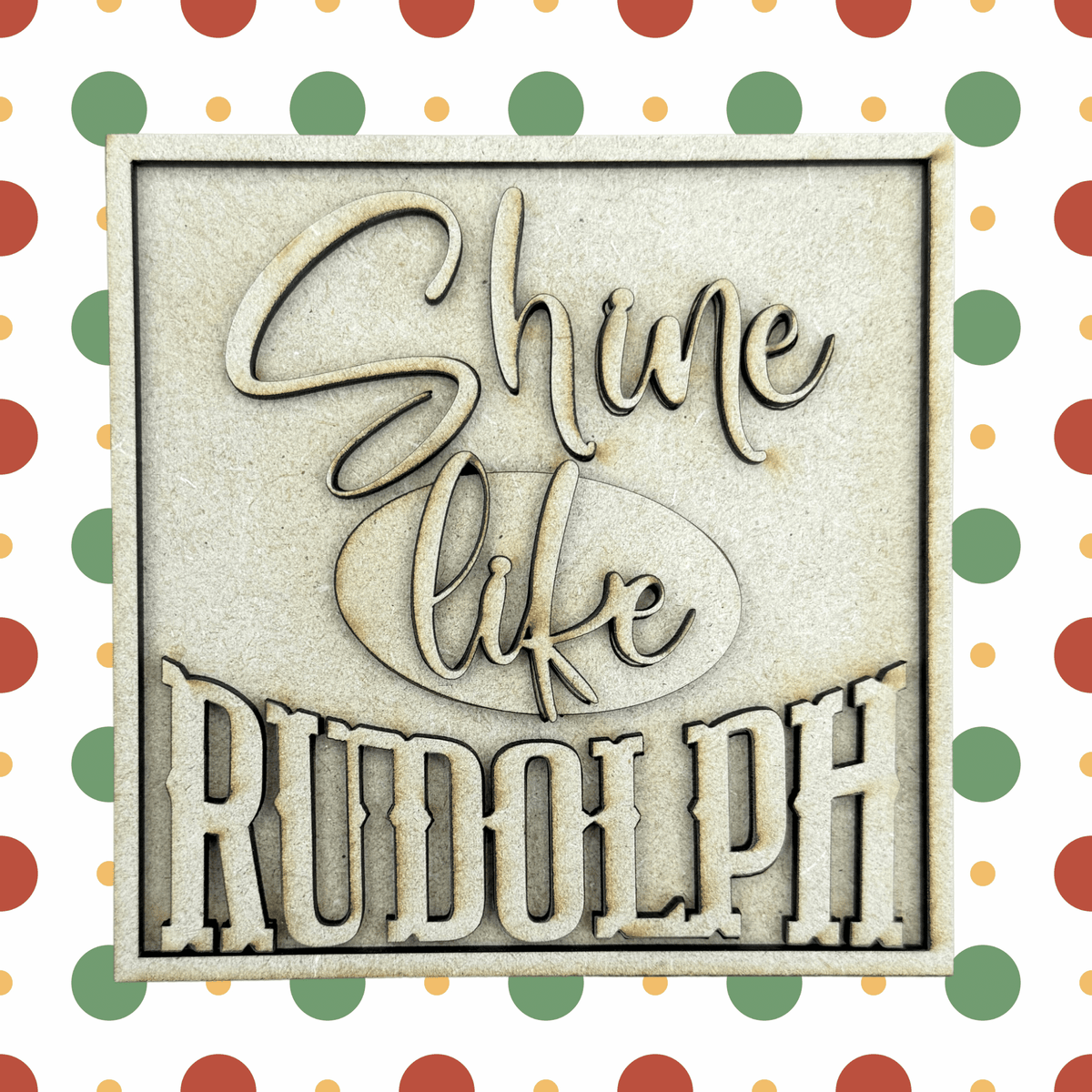 shine like rudolph interchangeable square paint diy craft it
